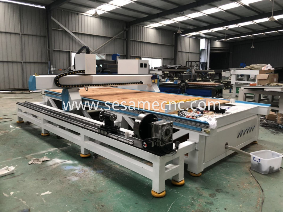 4th cnc router for round materials